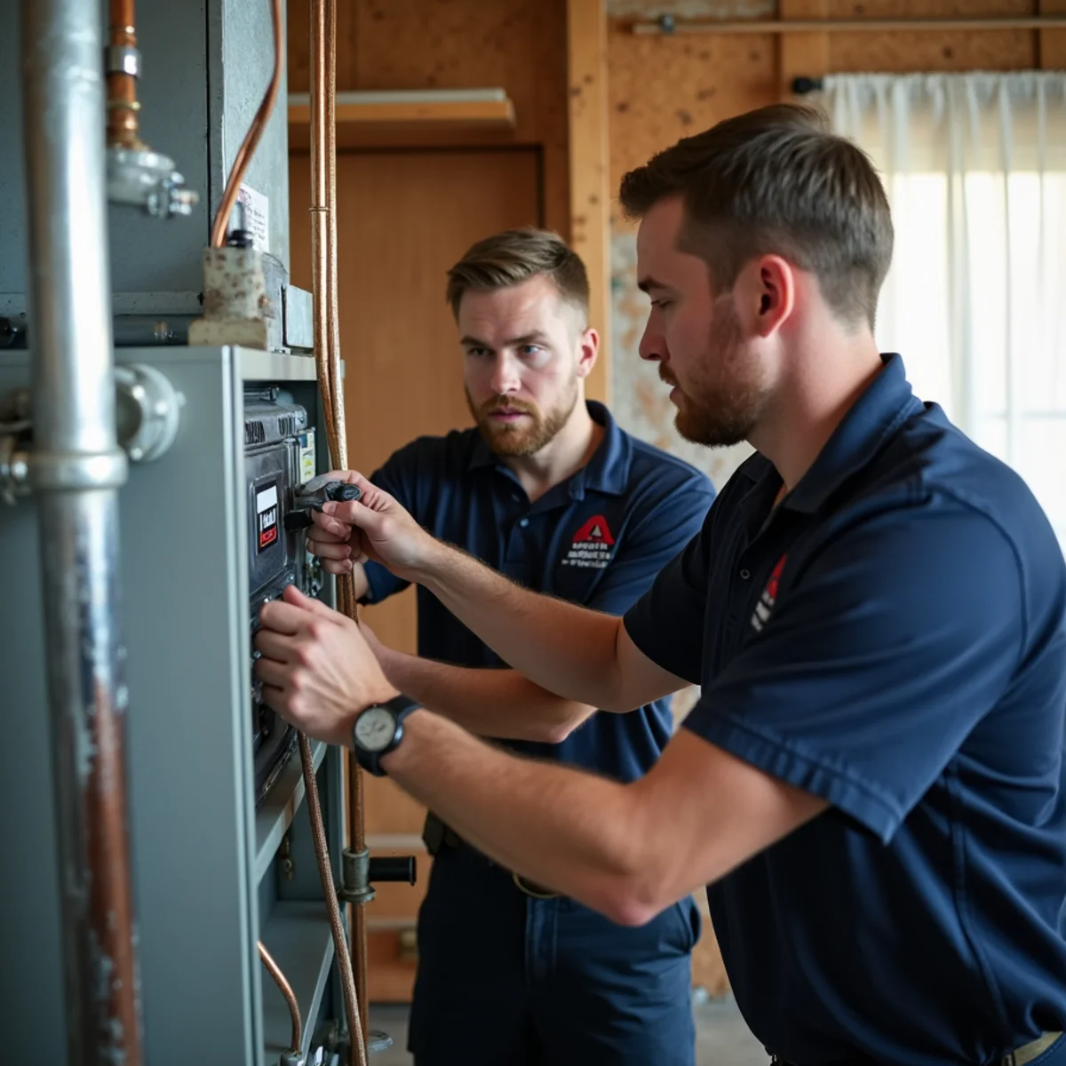 Gas furnace being diagnosed for short-cycling in a home near Anderson, MO