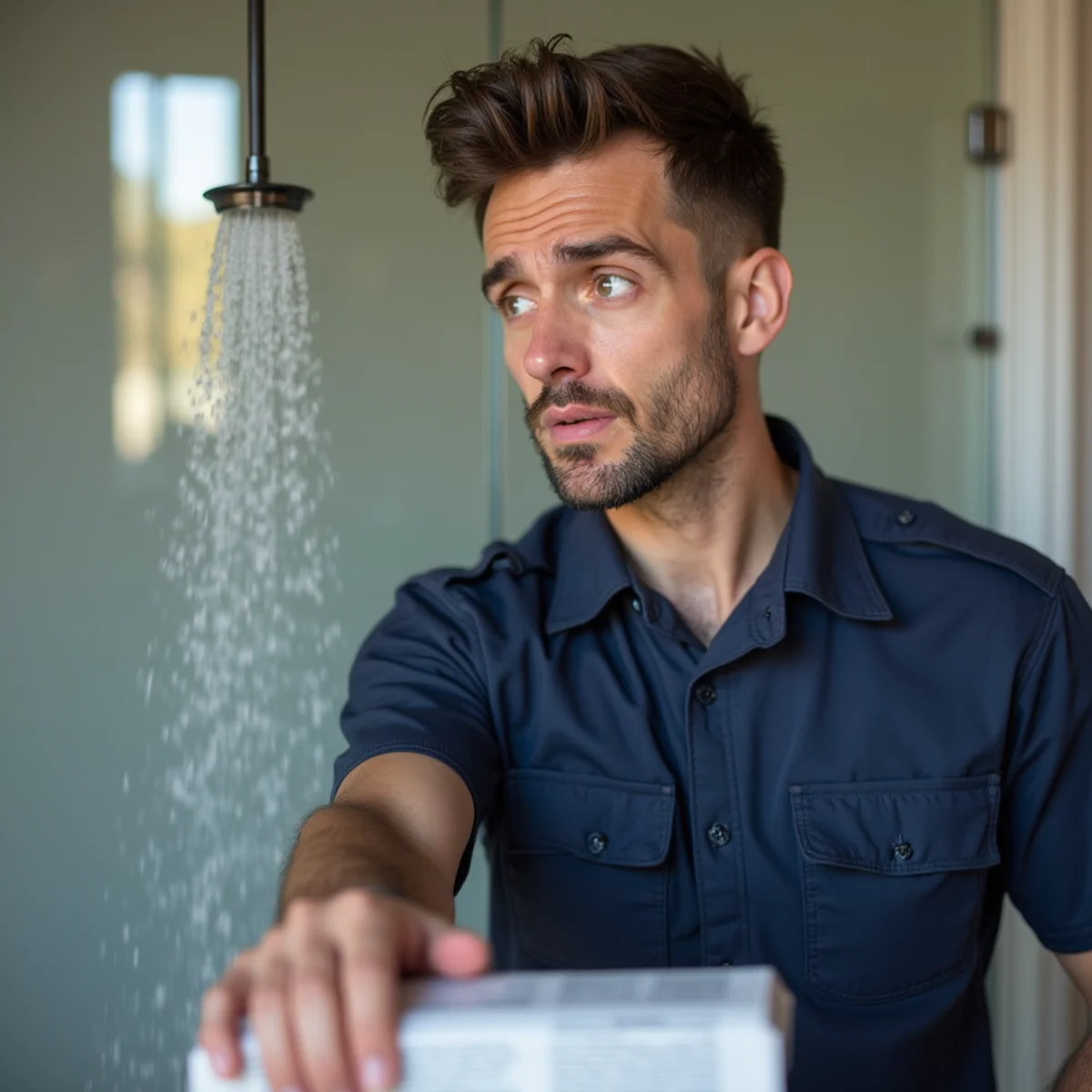 Homeowner facing a cold shower after running out of hot water