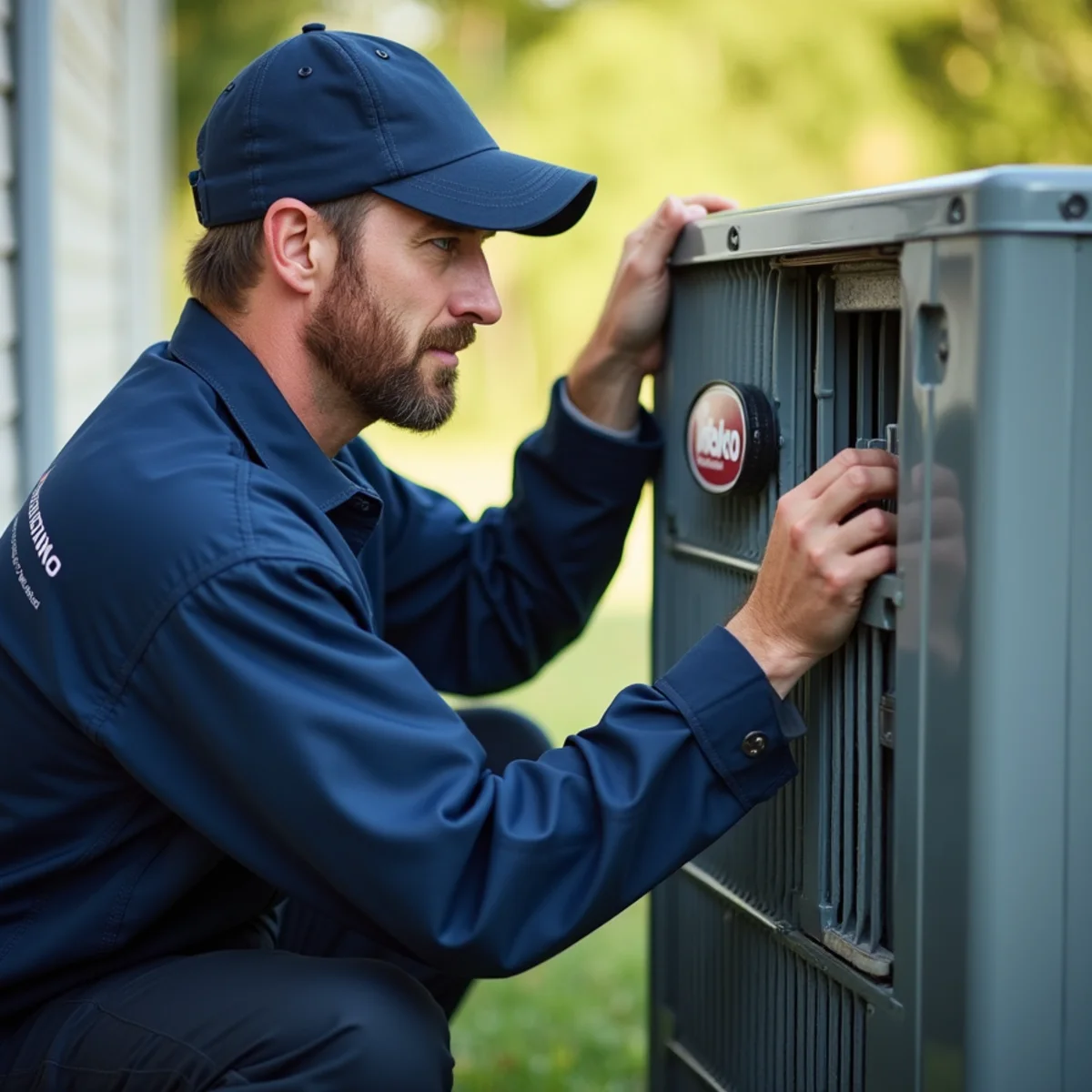 Whole-home air filtration and purification system installed on an HVAC unit in Goodman, MO