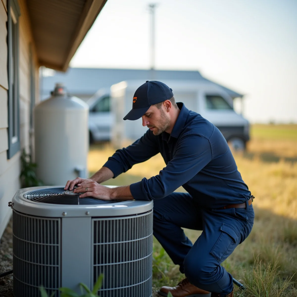 Hooten Heating & Cooling providing HVAC service in Golden City, MO